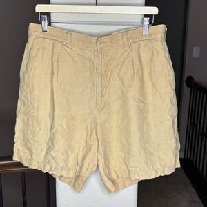 Polo by Ralph Lauren B Men's 100% Linen Shorts Size 36 8” Inseam